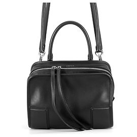Loewe Amazona 180 Petit Sac à Main en Cuir Noir