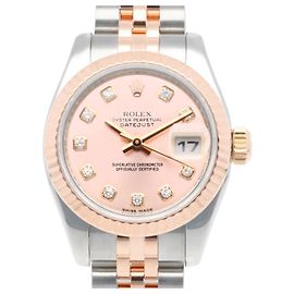 Relógio automático Rolex em ouro rosa e aço inoxidável Outro