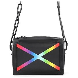 Sac à bandoulière Louis Vuitton Taiga Soft Trunk Noir