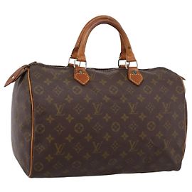 Louis Vuitton Speedy Monogram Canvas 35 Braun
