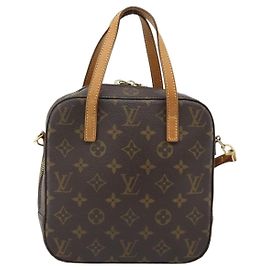 Louis Vuitton Spontini Monogram Canvas Castaño