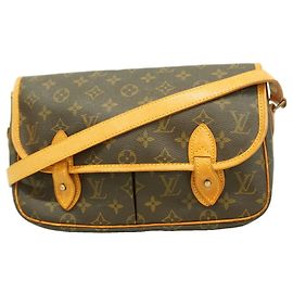 Bolsa de Ombro Louis Vuitton Monogram Gibeciere MM Marrom