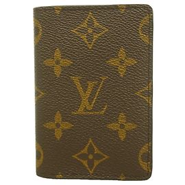 Louis Vuitton Monogram Organizer de Poche Card Case Marrom