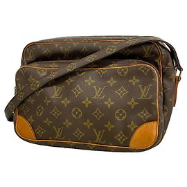 Bolsa de Ombro Louis Vuitton Monogram Nile Marrom