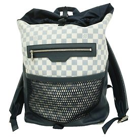 Louis Vuitton Damier Coast Matchpoint Backpack White Navy blue