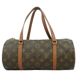 Bolsa de mão Louis Vuitton Monogram Papillon 30 Marrom