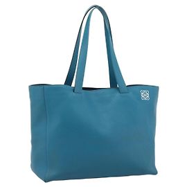 Loewe Anagram Leather Small Azul