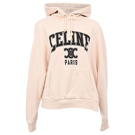 Céline Sudadera con capucha Celine Paris en algodón beige Beige