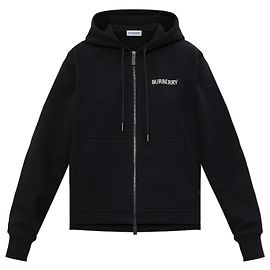 Hoodie Burberry Harper preto de algodão Preto