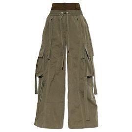 Dolce & Gabbana calças cargo verdes de algodão Verde