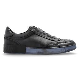 Dolce & Gabbana Baskets en cuir noir Noir