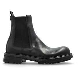 Botines Chelsea de cuero negro Dolce & Gabbana Negro