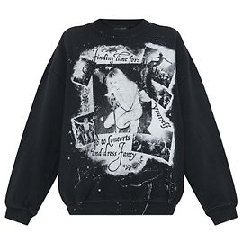 Dolce & Gabbana Sweatshirt mit Print Schwarz