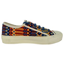 Baskets basses Christian Dior Walk'n'Dior en toile multicolore Multicolore