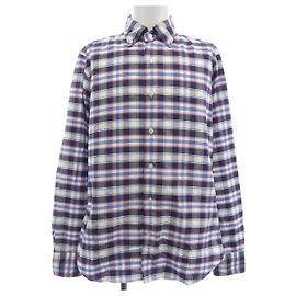 Autre Marque Camicia Luciano Brandi Nero Bianco Rosso Blu