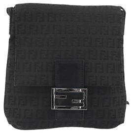Fendi Zucchino Canvas Medium Noir