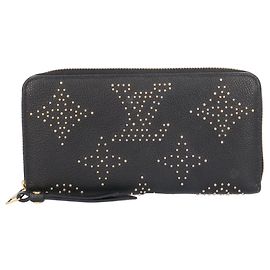 Louis Vuitton Monogram Empreinte Long Wallet Black