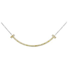 Autre Marque Colar Tiffany & Co. T Smile Prata