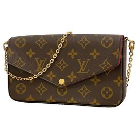 Louis Vuitton Monogram Pochette Felicie Fucsia
