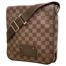 Bolsa de Ombro Louis Vuitton Damier Brooklyn PM Damier ebene
