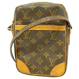 Bolso de hombro Louis Vuitton Monogram Danube Castaño