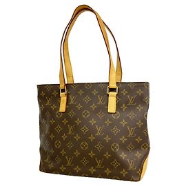 Borsa Tote Cabas Piano Monogram Louis Vuitton Marrone