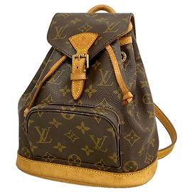Mochila Louis Vuitton Monogram Mini Montsouris Marrom
