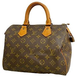 Louis Vuitton Monogram Speedy 25 Handtasche Braun