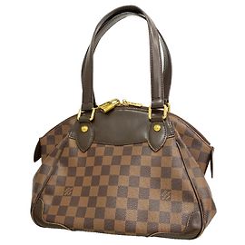 Sac à main Louis Vuitton Damier Verona PM Damier ebène