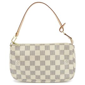 Louis Vuitton Pochette Accessoires Damier Medium Blanco