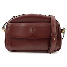 Cartier Must de Cartier Leather Small Burdeos
