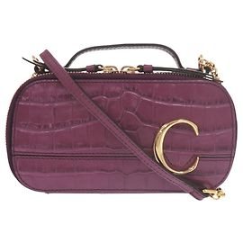 Mini Vanity Bag Chloé C Roxo