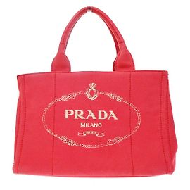 Prada Canapa Canvas Medium Rot