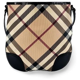 Burberry Dryden Nova Check Coated Canvas Nero