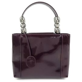 Borsa Christian Dior in pelle Porpora