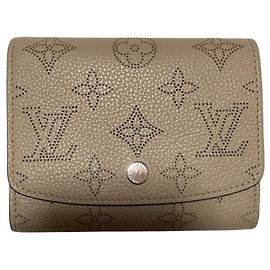 Louis Vuitton Mahina Portefeuille Iris Compact Wallet Gris Violet
