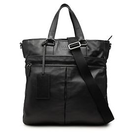 Prada Shopper aus schwarzem Leder Schwarz