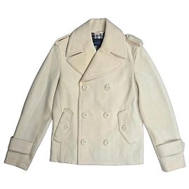 Magnificent Burberry Pea Coat Beige