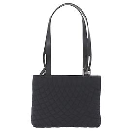 Borsa Bally in nylon trapuntato Nero