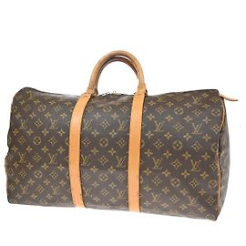 Louis Vuitton Keepall Monogram Canvas 50 Marrone