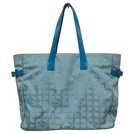 Sac cabas Chanel New Travel Line Bleu
