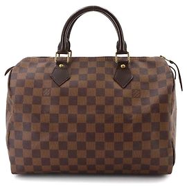 mala Louis Vuitton Damier Speedy 30 Marrom Damier ebene