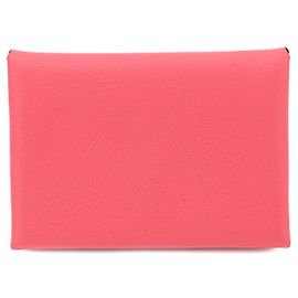 Hermès Hermes Calvi Duo Kartenetui Pink