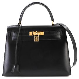 Hermès Hermes Kelly 28 Handbag Black