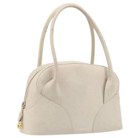 Loewe Tote Leather Medium White