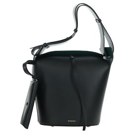 Burberry Supple Bucket Leather Medium Nero