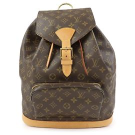 Louis Vuitton Vintage Montsouris Monogram Canvas GM Marrom