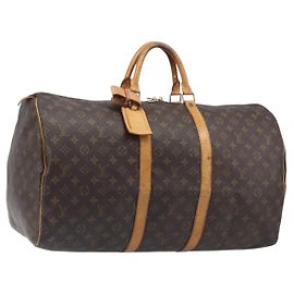 Louis Vuitton Keepall Monogram Canvas 55 Marron