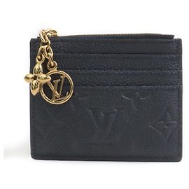 Louis Vuitton Monogram Empreinte Coin Purse Black