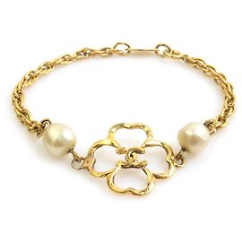 Bracciale con ciondoli Chanel Gold D'oro
